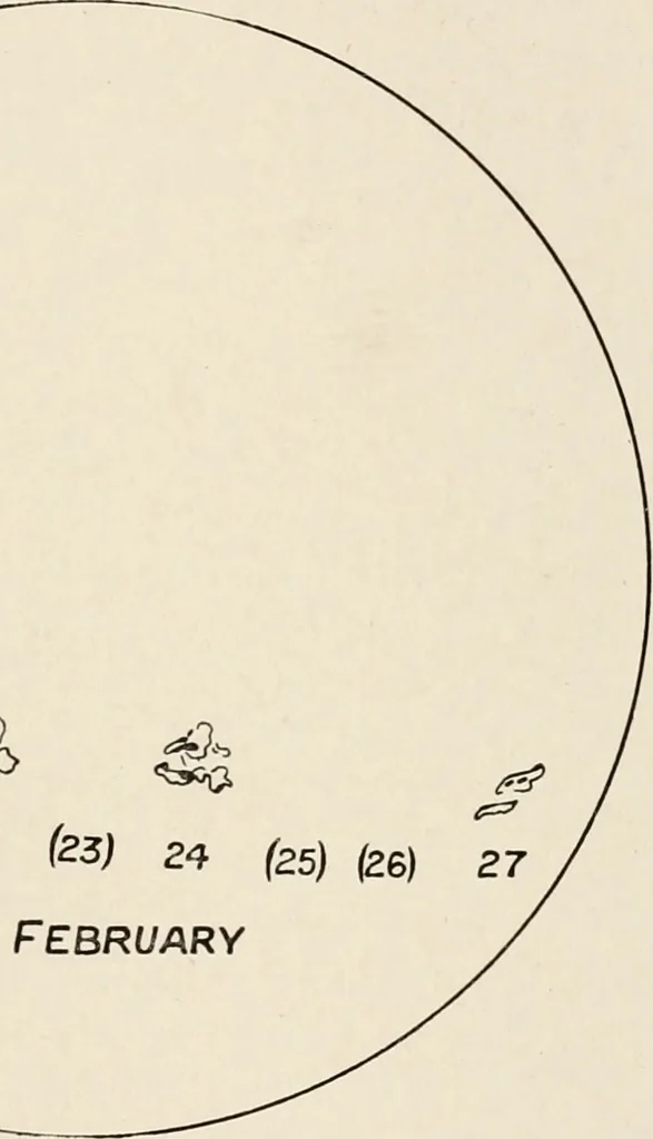 An illustration from A voyage in space; a course of six lectures "adapted to a juvenile auditory" delivered at the Royal Institution at Xmas 1913, 1915, leaf 218