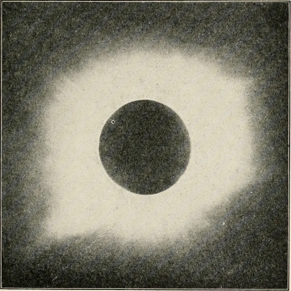 An illustration from A voyage in space; a course of six lectures "adapted to a juvenile auditory" delivered at the Royal Institution at Xmas 1913, 1915, leaf 262
