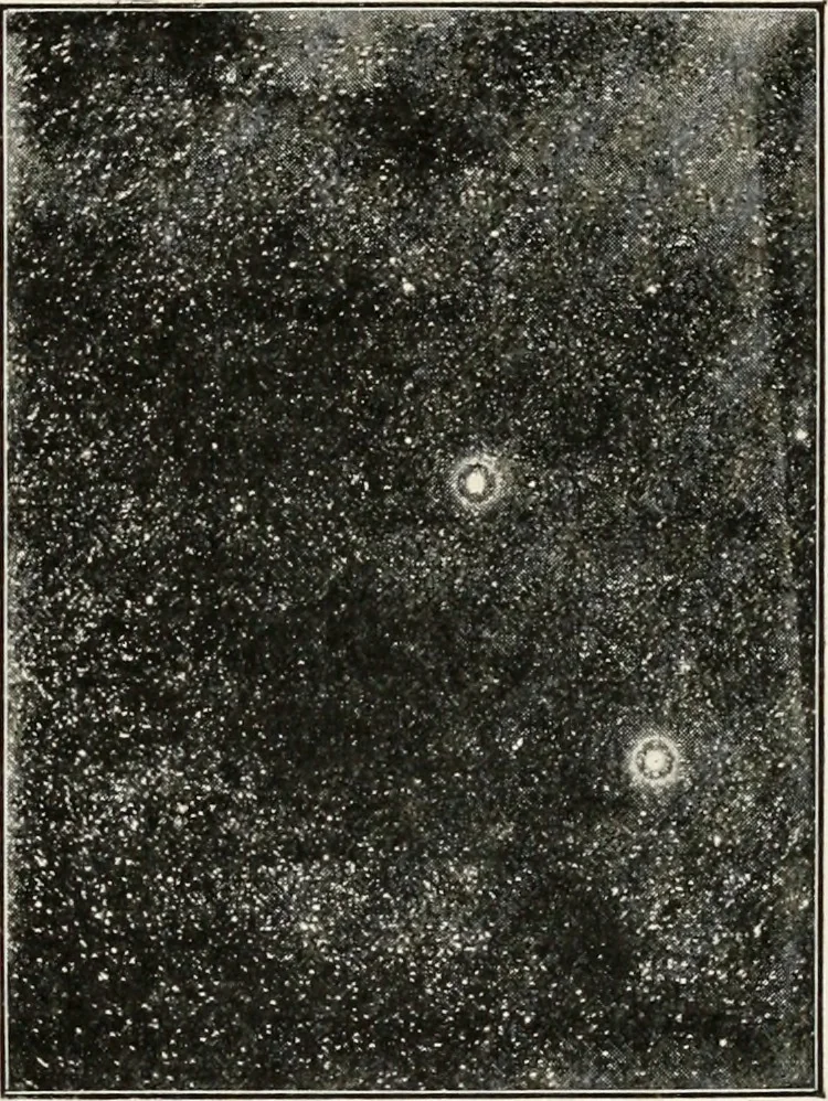 An illustration from A voyage in space; a course of six lectures "adapted to a juvenile auditory" delivered at the Royal Institution at Xmas 1913, 1915, leaf 272