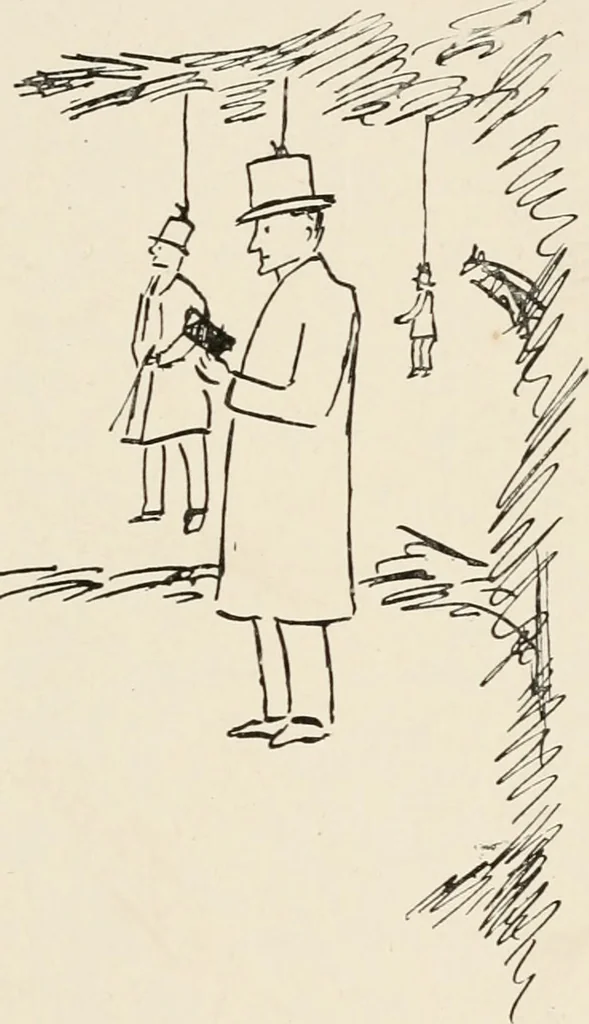 An illustration from A voyage in space; a course of six lectures "adapted to a juvenile auditory" delivered at the Royal Institution at Xmas 1913, 1915, leaf 282