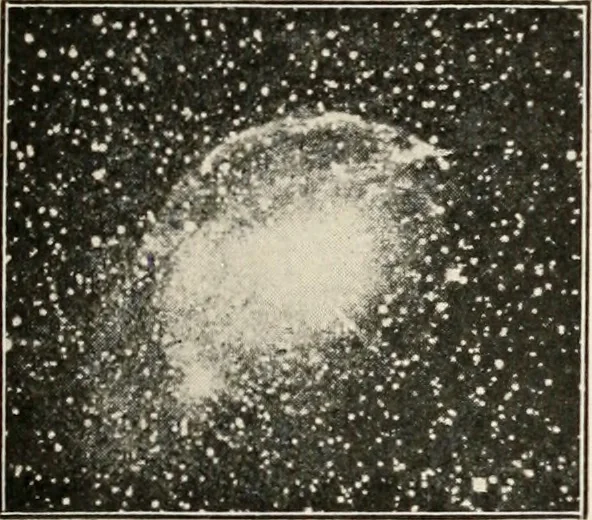 An illustration from A voyage in space; a course of six lectures "adapted to a juvenile auditory" delivered at the Royal Institution at Xmas 1913, 1915, leaf 320