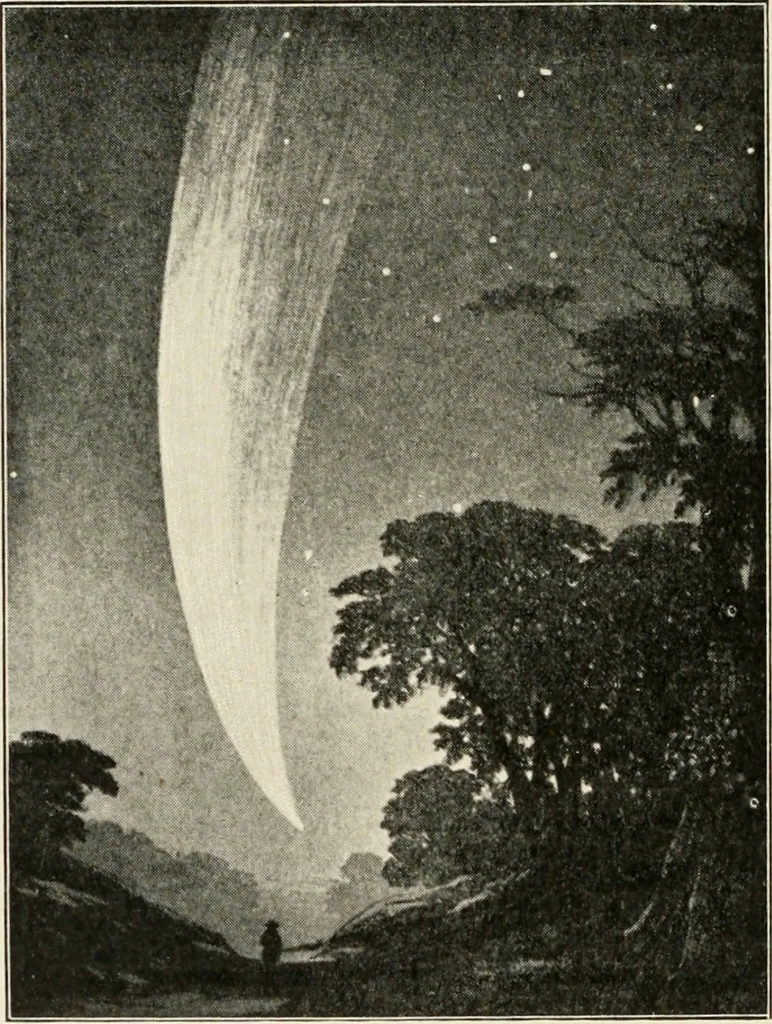 An illustration from A voyage in space; a course of six lectures "adapted to a juvenile auditory" delivered at the Royal Institution at Xmas 1913, 1915, leaf 57
