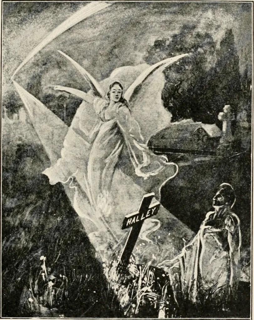 An illustration from A voyage in space; a course of six lectures "adapted to a juvenile auditory" delivered at the Royal Institution at Xmas 1913, 1915, leaf 60