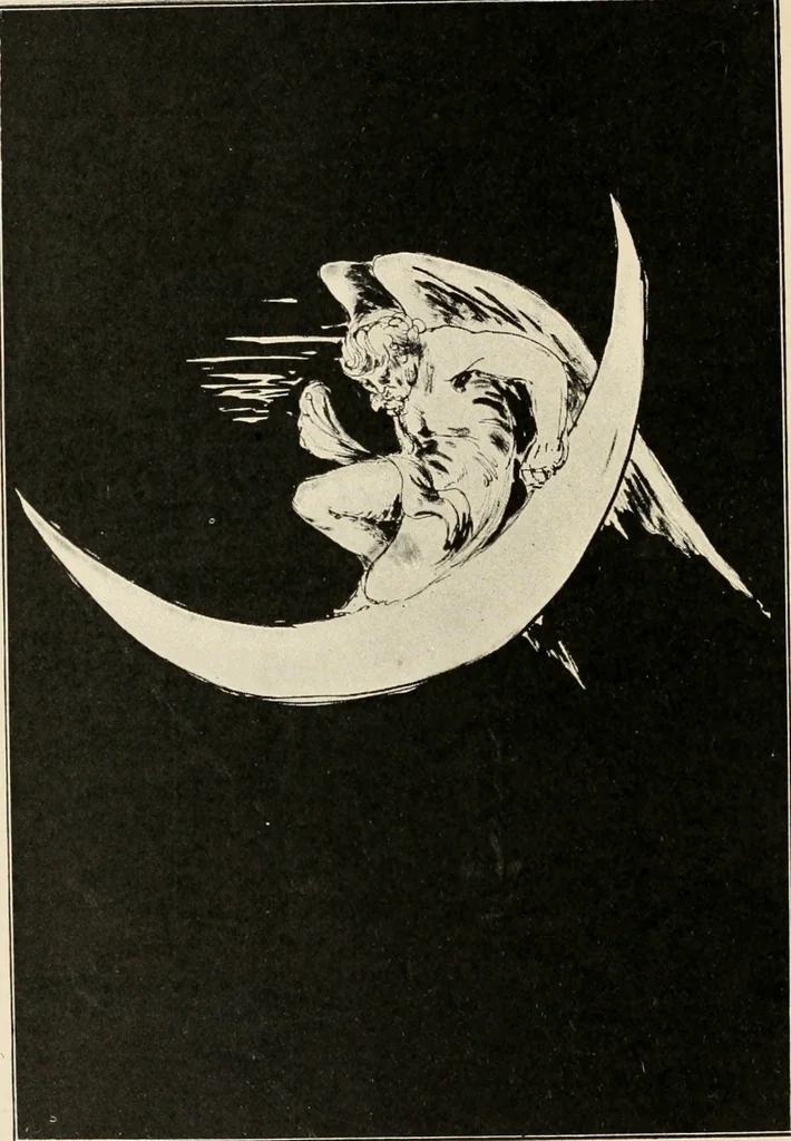 An illustration from A voyage in space; a course of six lectures "adapted to a juvenile auditory" delivered at the Royal Institution at Xmas 1913, 1915, leaf 7