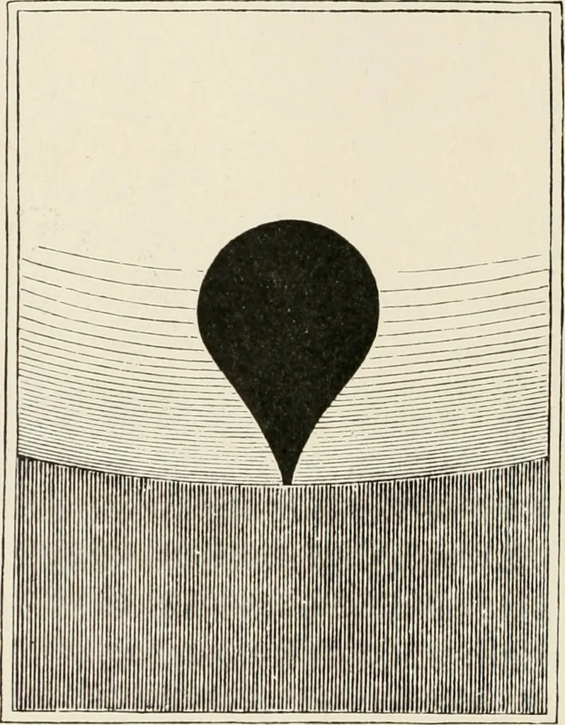 An illustration from A voyage in space; a course of six lectures "adapted to a juvenile auditory" delivered at the Royal Institution at Xmas 1913, 1915, leaf 81