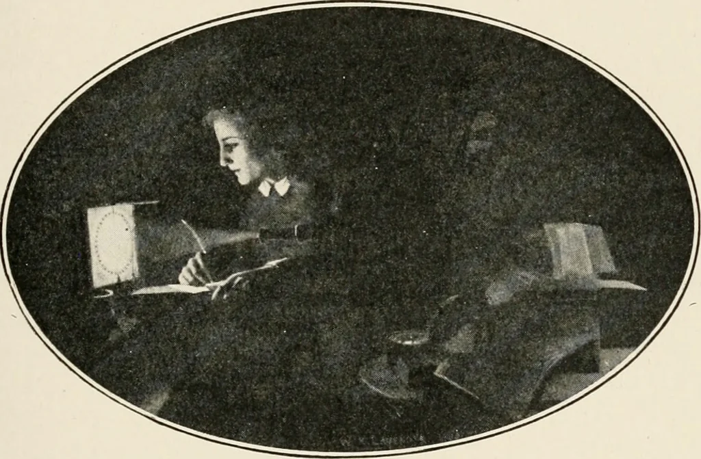An illustration from A voyage in space; a course of six lectures "adapted to a juvenile auditory" delivered at the Royal Institution at Xmas 1913, 1915, leaf 84