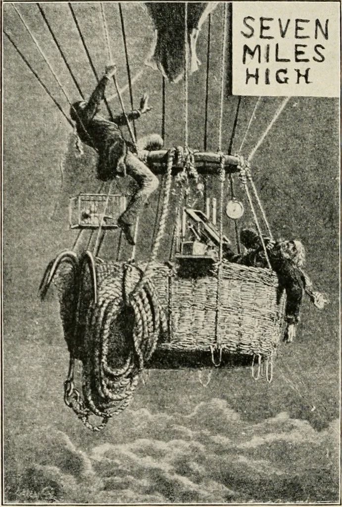 An illustration from A voyage in space; a course of six lectures "adapted to a juvenile auditory" delivered at the Royal Institution at Xmas 1913, 1915, leaf 95