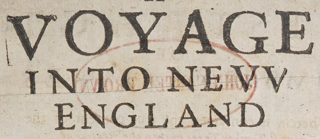 An illustration from A voyage into New England begun in 1623. and ended in 1624., 1628, leaf 7