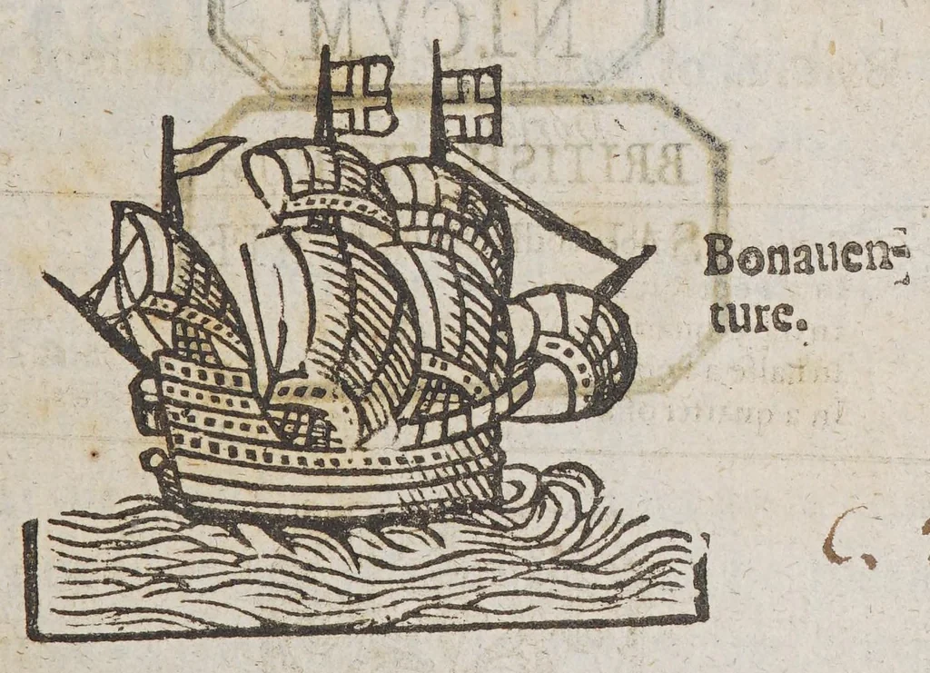 An illustration from A voyage into New England begun in 1623. and ended in 1624., 1628, leaf 7