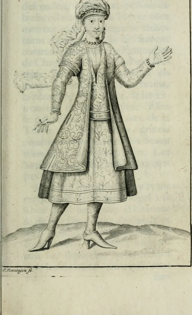 An illustration from Voyage, ou relation de l'etat present du royaume de Perse. Avec une dissertation curieuse sur les moeurs, religion & gouvernement de cet etat. Enrichi de figures, 1695, leaf 114