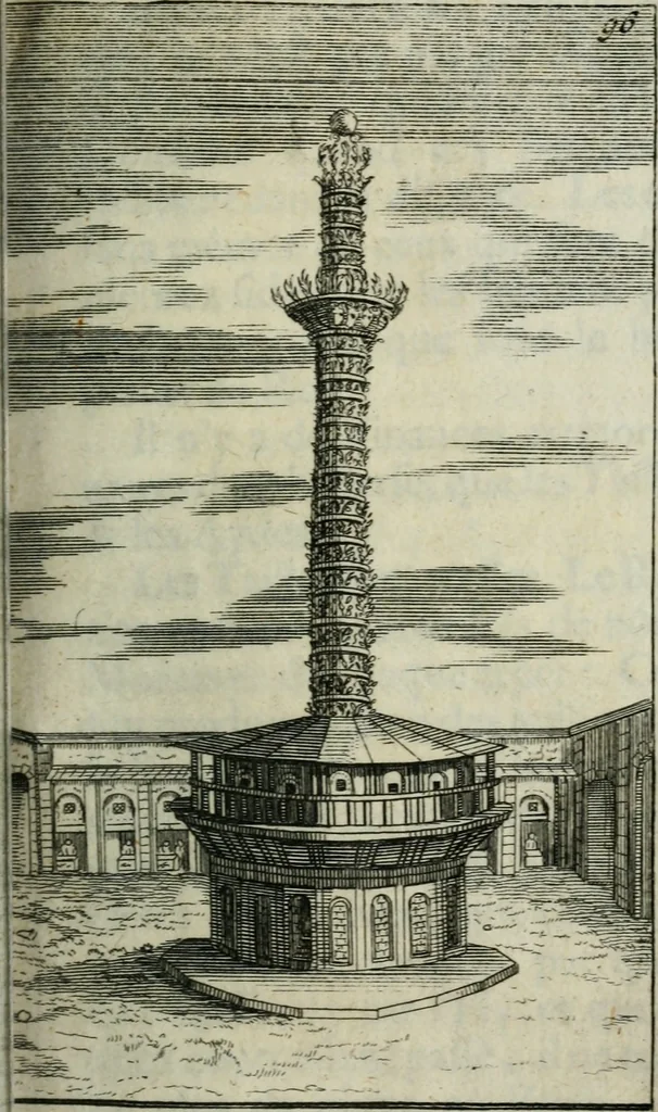An illustration from Voyage, ou relation de l'etat present du royaume de Perse. Avec une dissertation curieuse sur les moeurs, religion & gouvernement de cet etat. Enrichi de figures, 1695, leaf 122