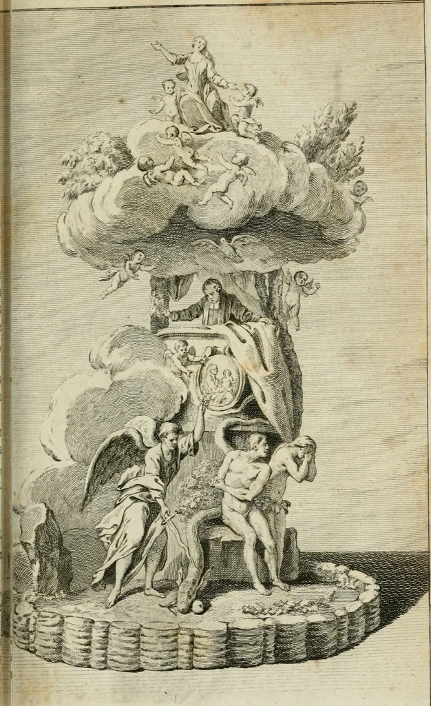 An illustration from Voyage pittoresque de la Flandre et du Brabant : avec des réflexions relativement aux arts & quelques gravures, 1769, leaf 162