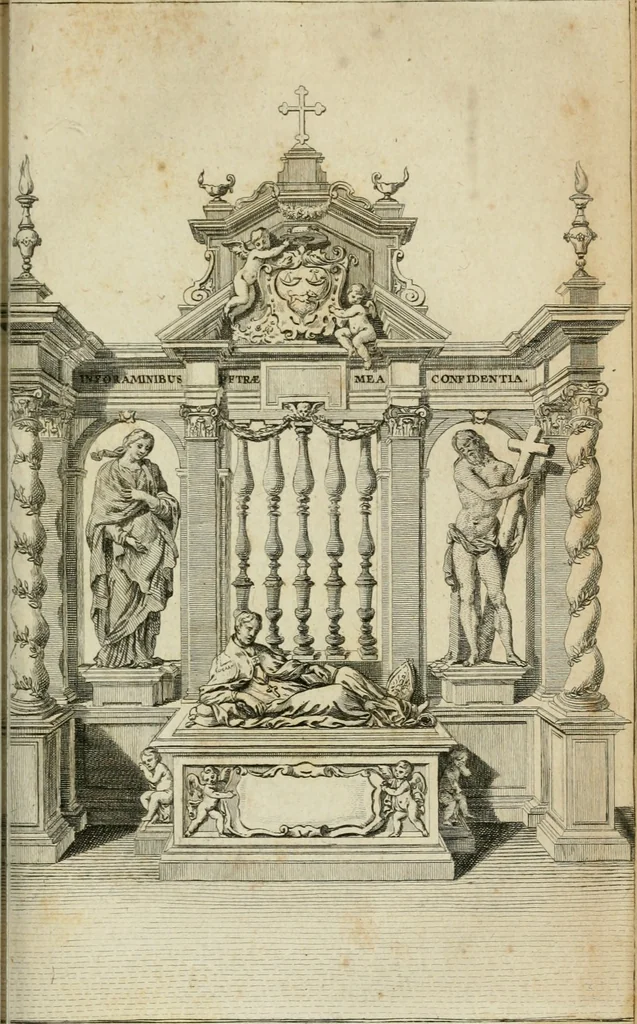 An illustration from Voyage pittoresque de la Flandre et du Brabant : avec des réflexions relativement aux arts & quelques gravures, 1769, leaf 256