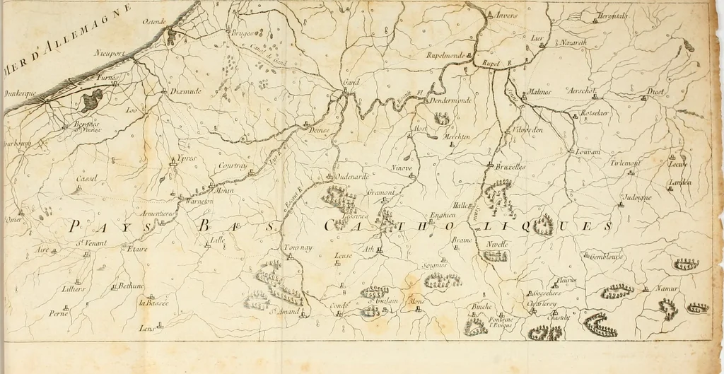 An illustration from Voyage pittoresque de la Flandre et du Brabant : avec des réflexions relativement aux arts & quelques gravures, 1769, leaf 365