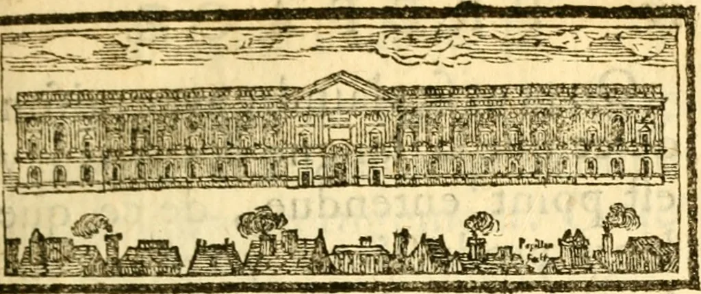 An illustration from Voyage pittoresque de Paris : ou, Indication de tout ce qu'il y a de plus beau dans cette ville, en peinture, sculpture & architecture, par M.D***, 1778, leaf 12