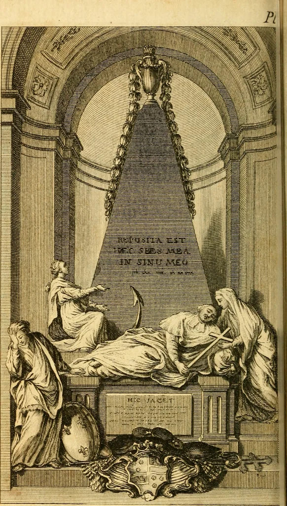 An illustration from Voyage pittoresque de Paris : ou, Indication de tout ce qu'il y a de plus beau dans cette ville, en peinture, sculpture & architecture, par M.D***, 1778, leaf 149