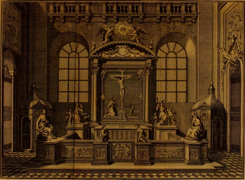 An illustration from Voyage pittoresque de Paris : ou, Indication de tout ce qu'il y a de plus beau dans cette ville, en peinture, sculpture & architecture, par M.D***, 1778, leaf 266