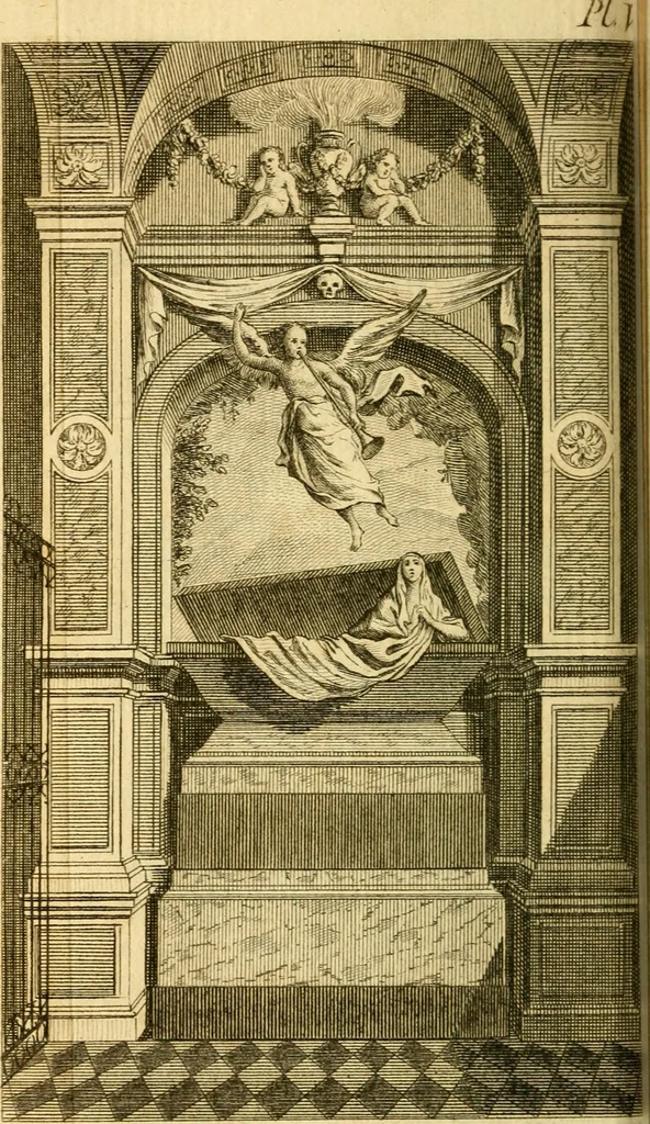 An illustration from Voyage pittoresque de Paris : ou, Indication de tout ce qu'il y a de plus beau dans cette ville, en peinture, sculpture & architecture, par M.D***, 1778, leaf 295