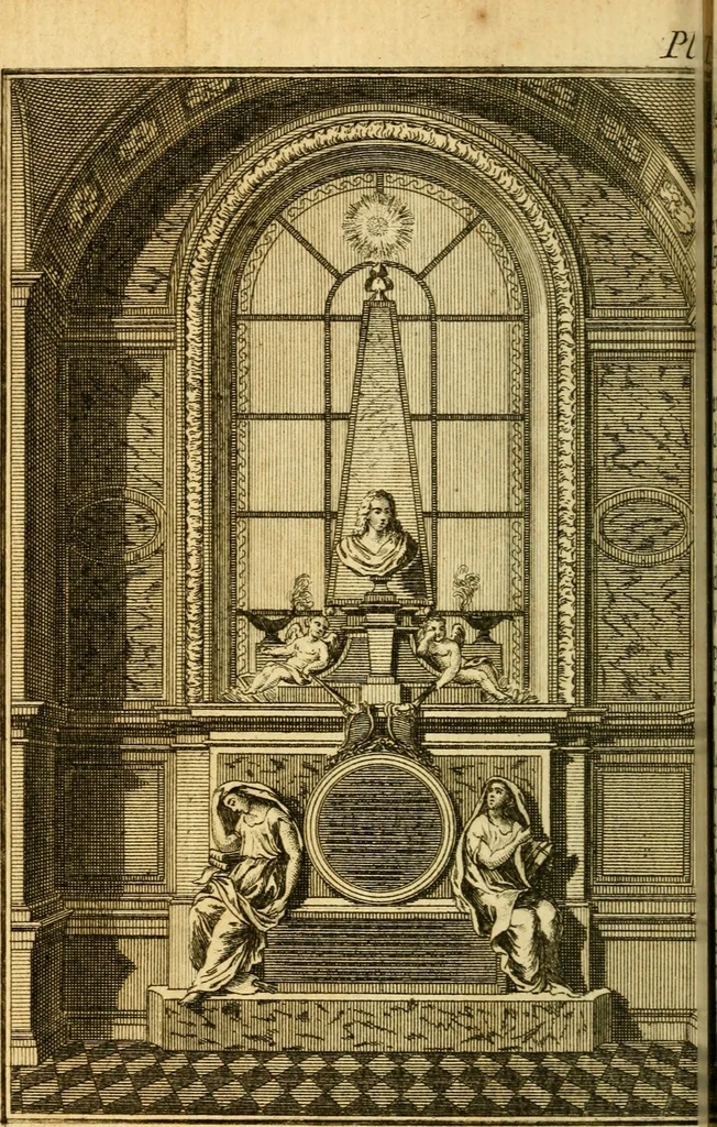 An illustration from Voyage pittoresque de Paris : ou, Indication de tout ce qu'il y a de plus beau dans cette ville, en peinture, sculpture & architecture, par M.D***, 1778, leaf 297