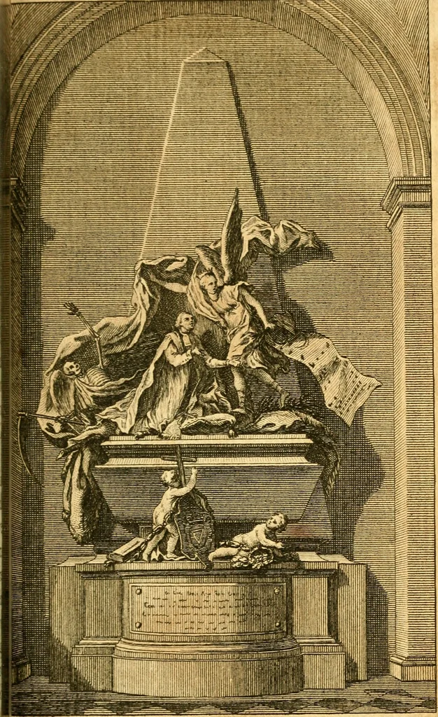 An illustration from Voyage pittoresque de Paris : ou, Indication de tout ce qu'il y a de plus beau dans cette ville, en peinture, sculpture & architecture, par M.D***, 1778, leaf 384