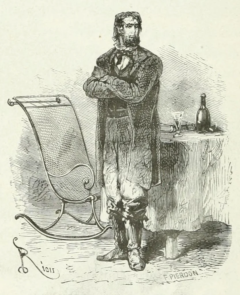 An illustration from Voyages et aventures du capitaine Hatteras : les Anglais au pôle nord -- Le désert de glace, 1867, leaf 294
