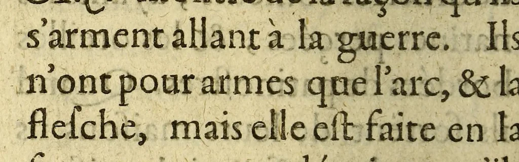 An illustration from Voyages et descouuertures faites en la Nouuelle France, depuis l'année 1615. iusques à la fin de l'année 1618., 1619, leaf 68