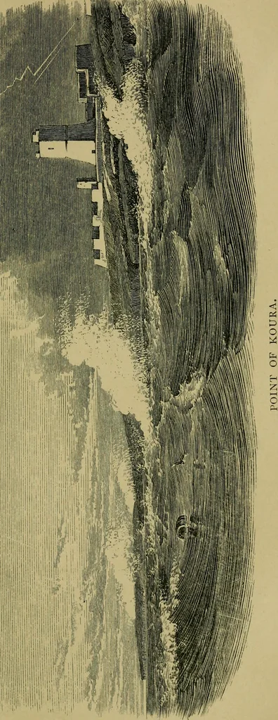 An illustration from The voyage and shipwreck of St. Paul, with dissertations on the life and writings of St. Luke, and the ships and navigation of the ancients, 1880, leaf 194