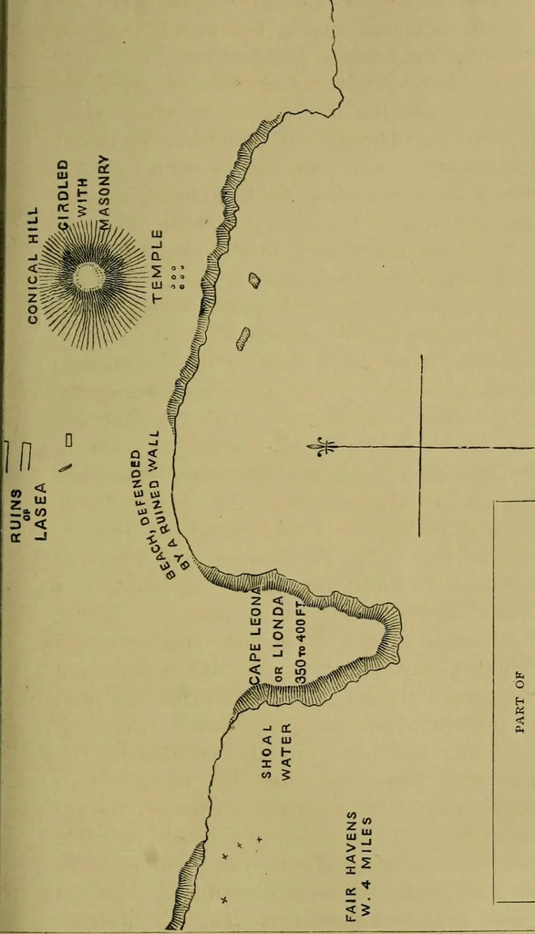 An illustration from The voyage and shipwreck of St. Paul, with dissertations on the life and writings of St. Luke, and the ships and navigation of the ancients, 1880, leaf 340