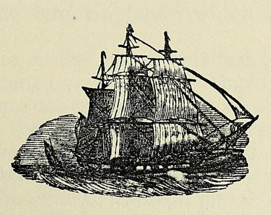 An illustration from Voyages and travels mainly during the 16th and 17th centuries .., 1903, leaf 241