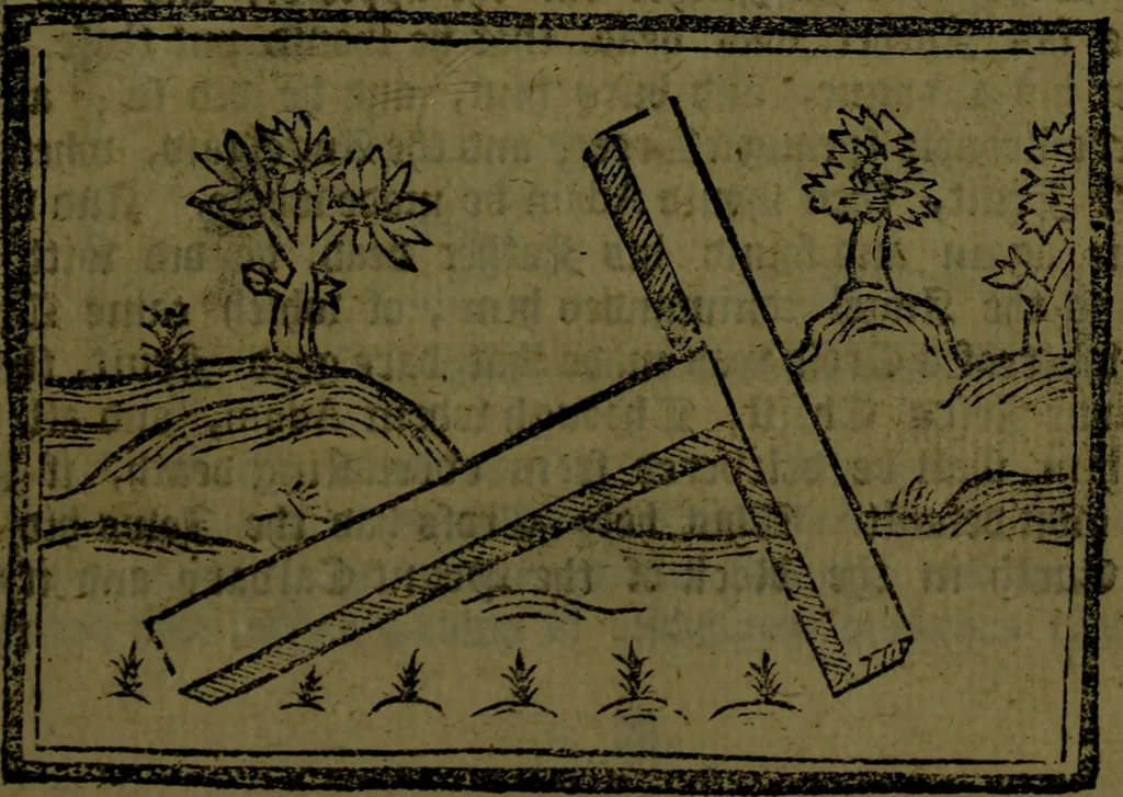 An illustration from The voyages & travels of Sir John Mandevile, Knight, wherein is set down the way to the Holy Land, and to Hierusalem, as also to the lands of the great Caan, and of Prestor John, to Inde, and divers other countries, together with many and strange marvels therein, 1684, leaf 14