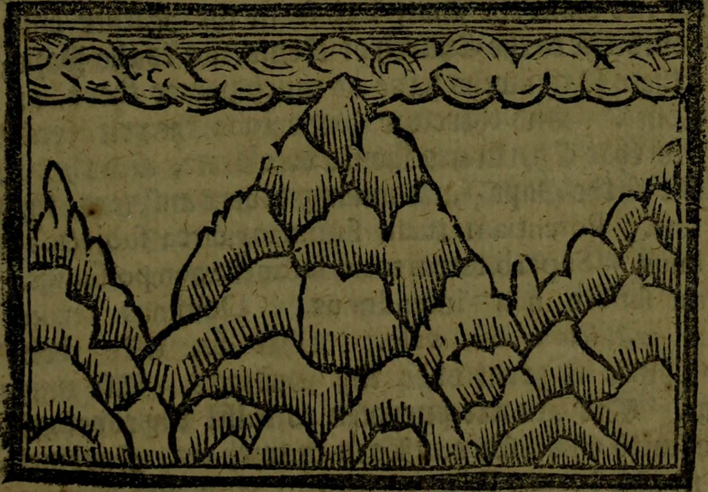 An illustration from The voyages & travels of Sir John Mandevile, Knight, wherein is set down the way to the Holy Land, and to Hierusalem, as also to the lands of the great Caan, and of Prestor John, to Inde, and divers other countries, together with many and strange marvels therein, 1684, leaf 18