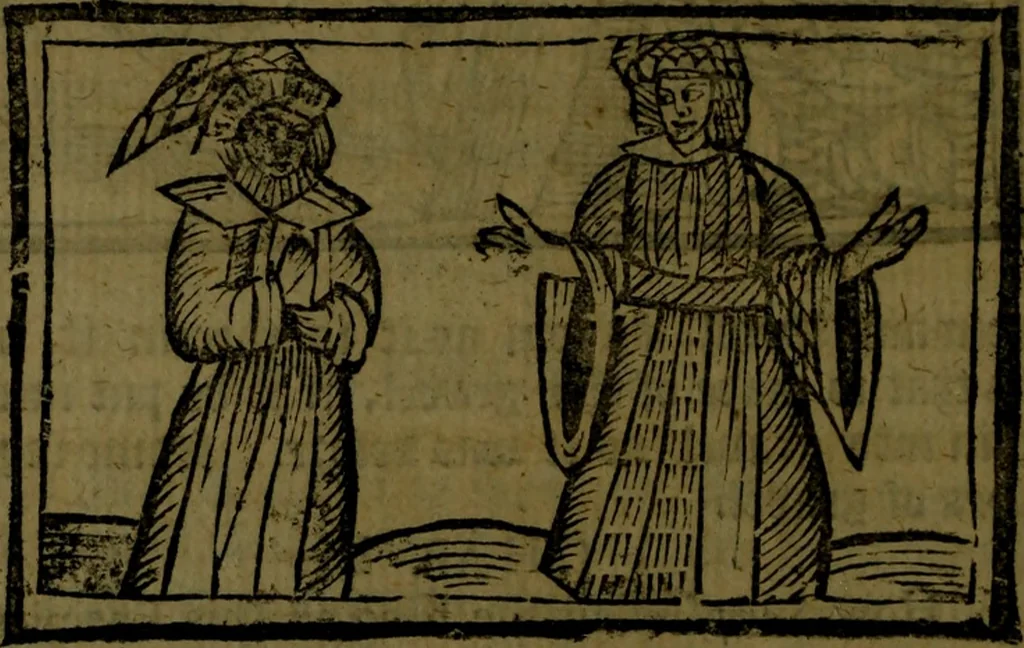 An illustration from The voyages & travels of Sir John Mandevile, Knight, wherein is set down the way to the Holy Land, and to Hierusalem, as also to the lands of the great Caan, and of Prestor John, to Inde, and divers other countries, together with many and strange marvels therein, 1684, leaf 29