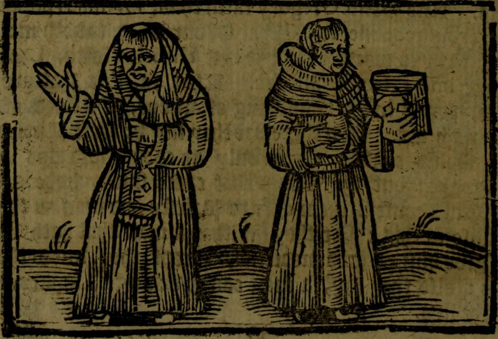 An illustration from The voyages & travels of Sir John Mandevile, Knight, wherein is set down the way to the Holy Land, and to Hierusalem, as also to the lands of the great Caan, and of Prestor John, to Inde, and divers other countries, together with many and strange marvels therein, 1684, leaf 65