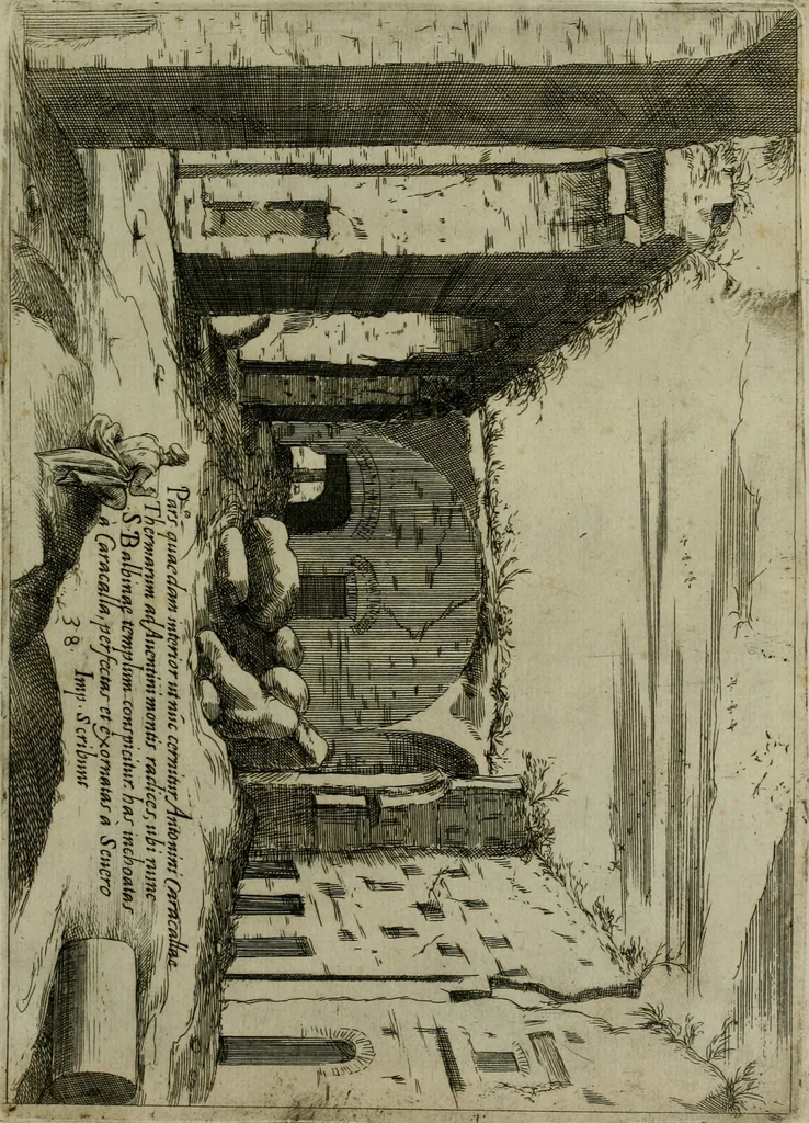 An illustration from Vrbis Romae aedificiorvm illvstrivmqvae svpersvnt reliqviae, 1569, leaf 82