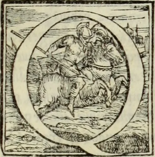 An illustration from Vrbis Romae topographia. Nvper ab ipso avctore nonnvllis erroribvs svblatis emendata. Addita etiam interpretatione Nominum, quae unica Litera, uel Syllaba in antiquis titulis scripta inueniuntur. Cui etiam ab eodem adiectae svnt qvam-breuissimae obseruationes de praenomine, nomine, & cognomine. De quibus etsi multi multa scriptsere, nemo tamen hactenus rei ueritatem attigisse videtur, 1544, leaf 18