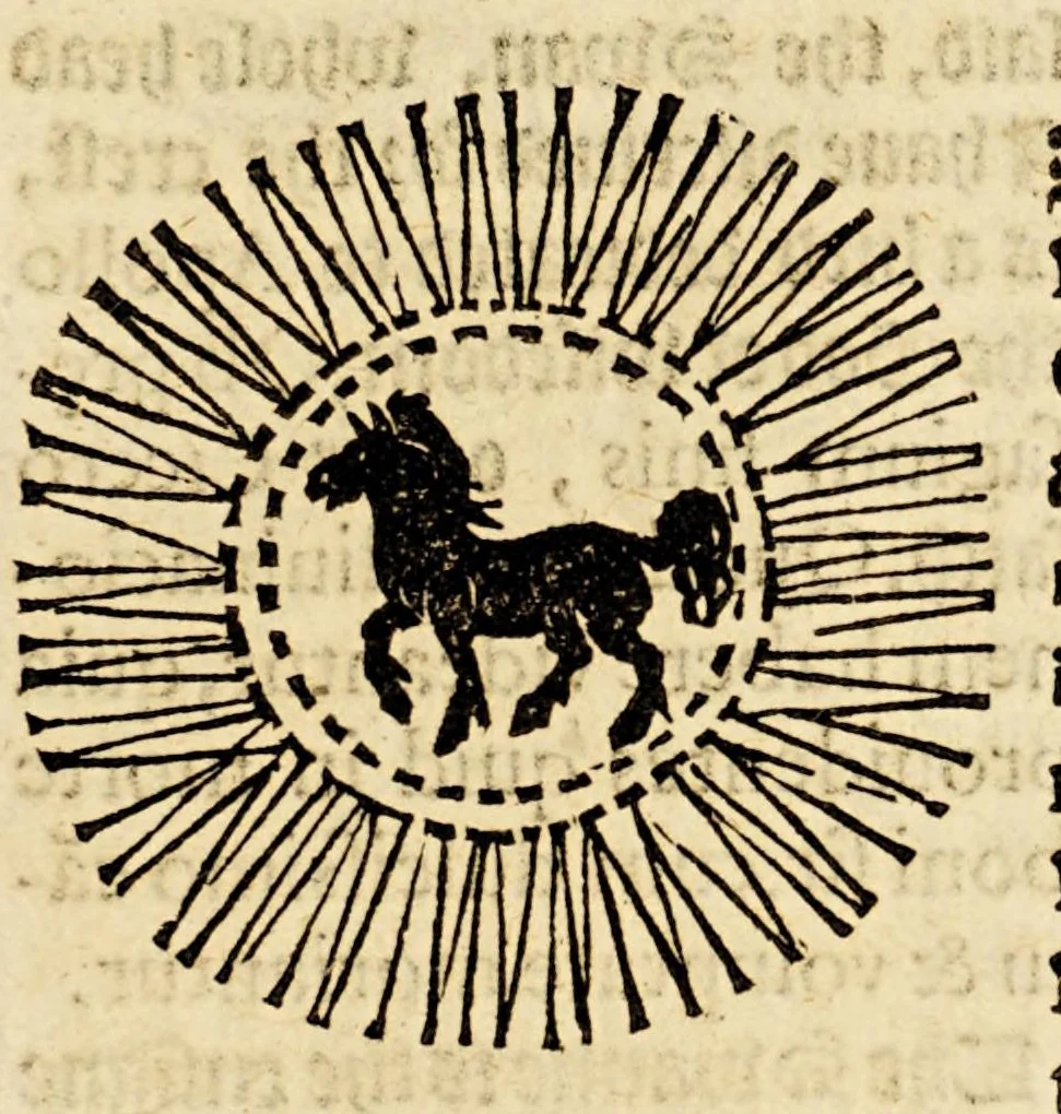 An illustration from VVorkes of armorie : deuided into three bookes, entituled, the concordes of armorie, the armorie of honor, and of cotes and creastes,, 1597, leaf 217