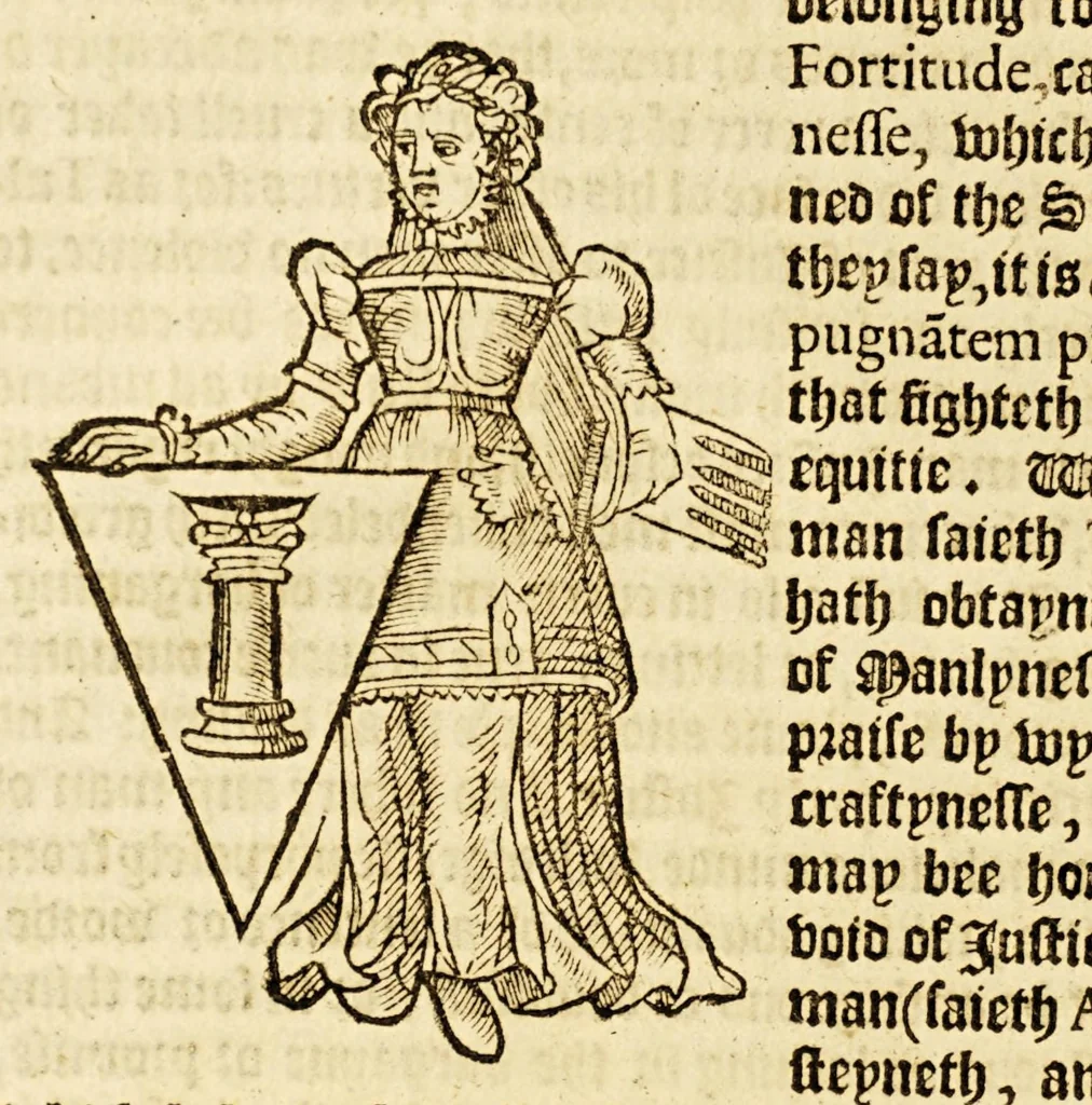 An illustration from VVorkes of armorie : deuided into three bookes, entituled, the concordes of armorie, the armorie of honor, and of cotes and creastes,, 1597, leaf 26