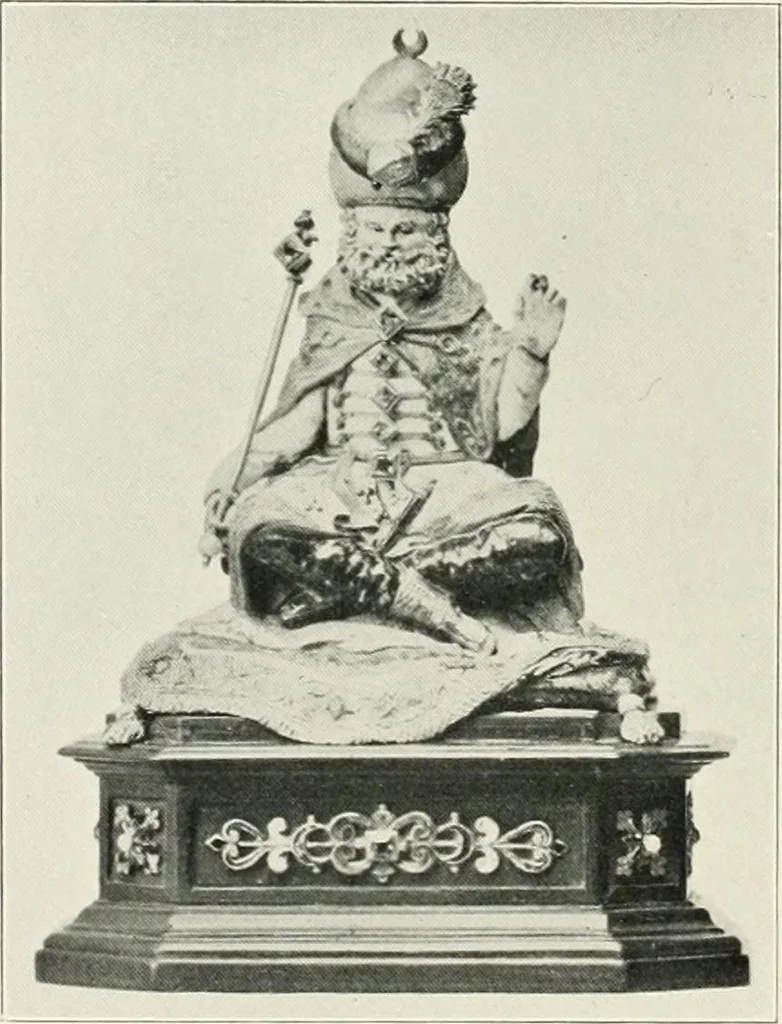 An illustration from The Waddesdon bequest : catalog of the works of art bequeathed to the British Museum by Baron Ferdinand Rothschild, 1898, 1902, leaf 111