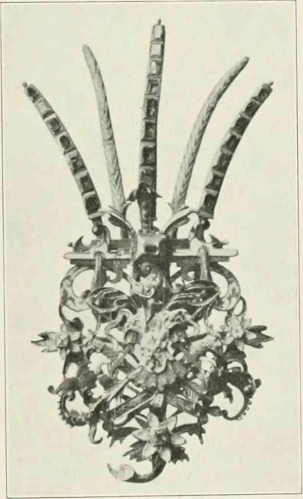 An illustration from The Waddesdon bequest : catalog of the works of art bequeathed to the British Museum by Baron Ferdinand Rothschild, 1898, 1902, leaf 112