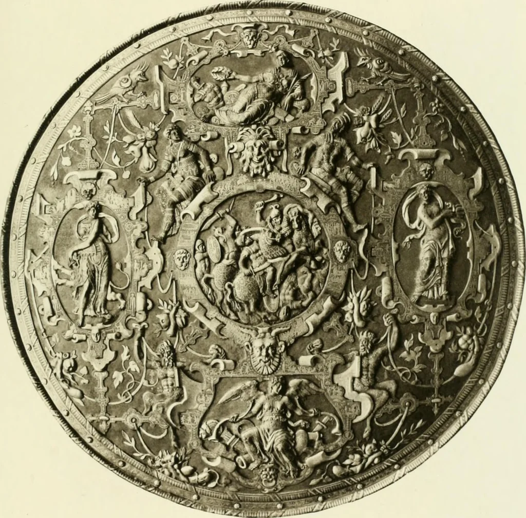 An illustration from The Waddesdon bequest : catalog of the works of art bequeathed to the British Museum by Baron Ferdinand Rothschild, 1898, 1902, leaf 156