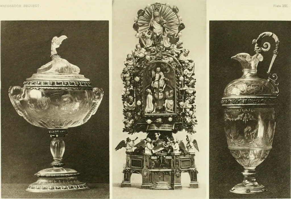 An illustration from The Waddesdon bequest : catalog of the works of art bequeathed to the British Museum by Baron Ferdinand Rothschild, 1898, 1902, leaf 182
