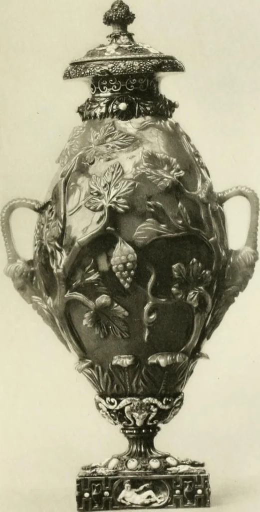 An illustration from The Waddesdon bequest : catalog of the works of art bequeathed to the British Museum by Baron Ferdinand Rothschild, 1898, 1902, leaf 184