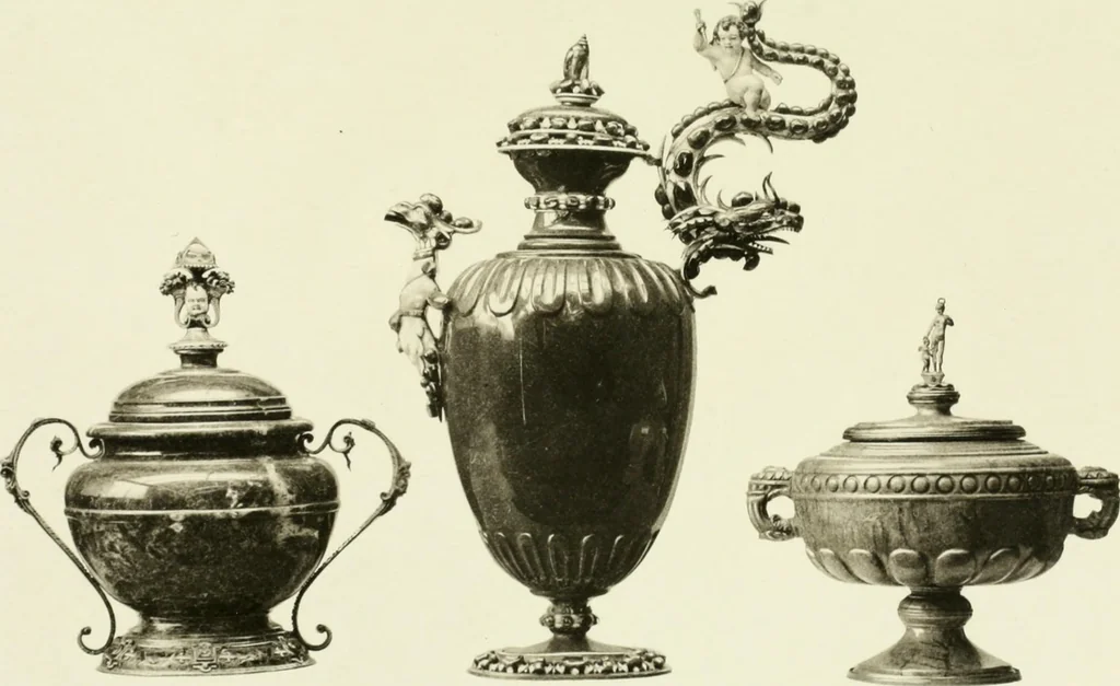 An illustration from The Waddesdon bequest : catalog of the works of art bequeathed to the British Museum by Baron Ferdinand Rothschild, 1898, 1902, leaf 186
