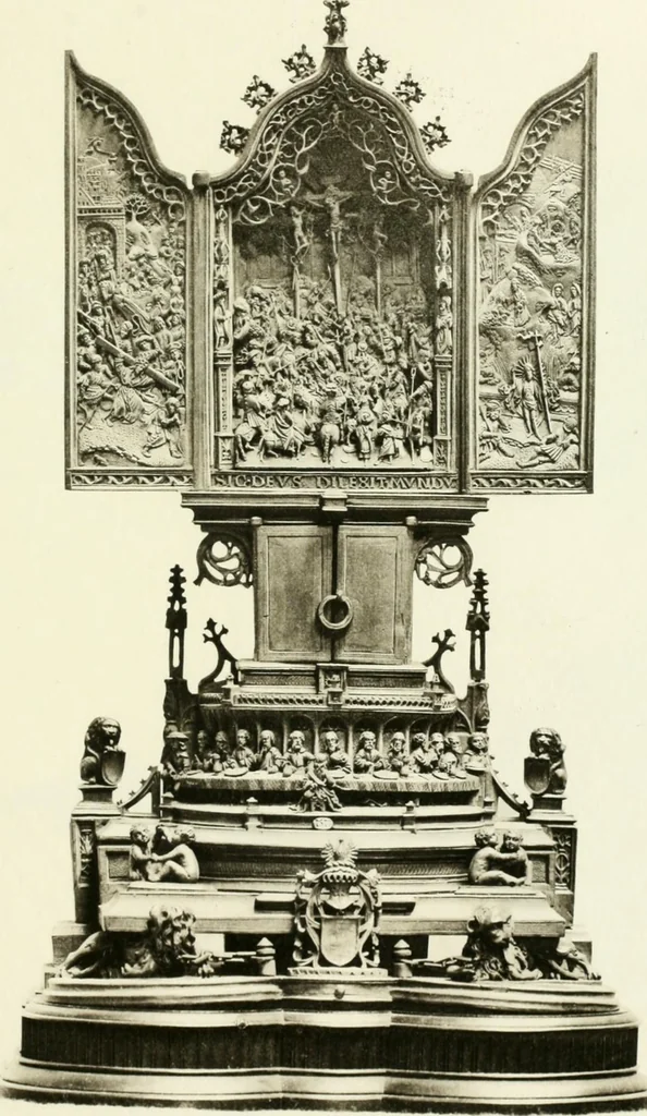 An illustration from The Waddesdon bequest : catalog of the works of art bequeathed to the British Museum by Baron Ferdinand Rothschild, 1898, 1902, leaf 240