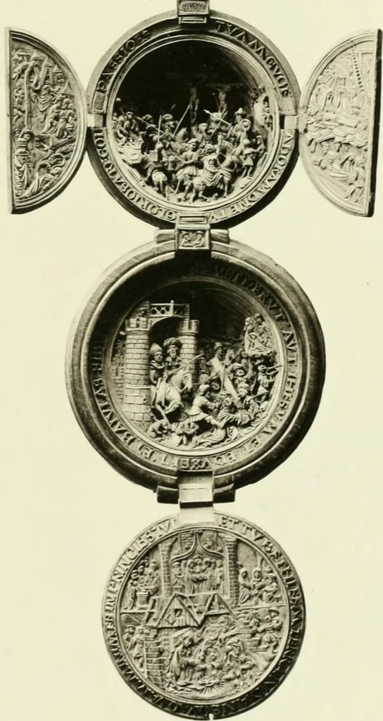 An illustration from The Waddesdon bequest : catalog of the works of art bequeathed to the British Museum by Baron Ferdinand Rothschild, 1898, 1902, leaf 246
