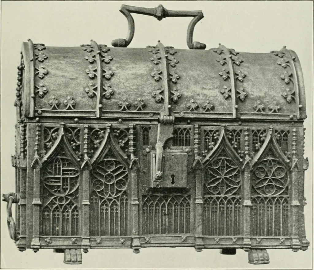 An illustration from The Waddesdon bequest : catalog of the works of art bequeathed to the British Museum by Baron Ferdinand Rothschild, 1898, 1902, leaf 28