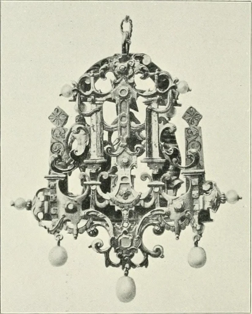 An illustration from The Waddesdon bequest : catalog of the works of art bequeathed to the British Museum by Baron Ferdinand Rothschild, 1898, 1902, leaf 93