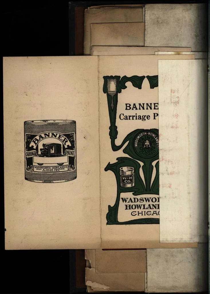 An illustration from [Wadsworth, Howland & Company post binder for paint sample catalogs], 1900, leaf 16