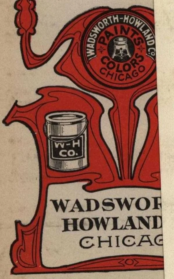 An illustration from [Wadsworth, Howland & Company post binder for paint sample catalogs], 1900, leaf 20