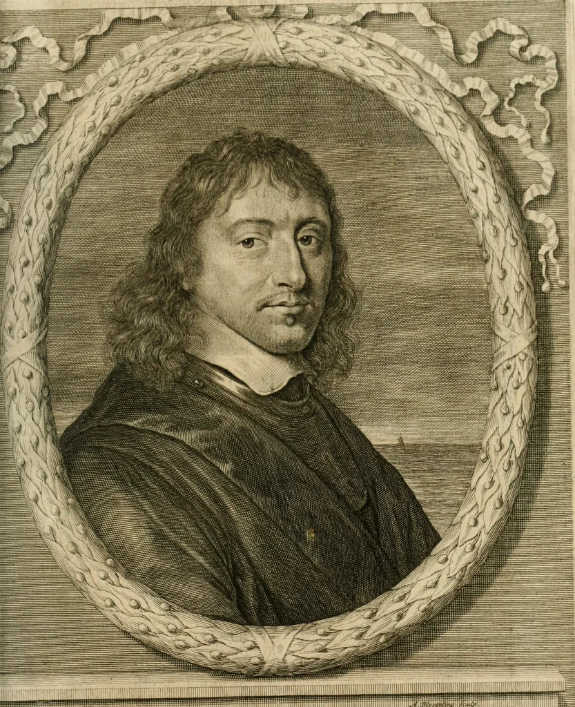 An illustration from Wahrhaftige ausführliche beschreibung der berühmten ostindischen kusten Malabar und Coromandel, als auch der insel Zeylon: samt dero angräntzenden und untergehörigen reichen, fürstentühmen, ländern, städten ... so wol auch der merkwürdigsten kriegshändel, belägerungen, feld- und seeschlachten, sonderlich zwischen den Portugesen und Holländern, handel-und kaufmannschaften: durchgehends verzieret mit neuen landkahrten und abbildungen der vornehmsten städte, festungen, trachten, thiere, früchte, &c. so in India selbst nach dem leben gezeichnet, und folgends mit fleiss zu kupfer gebracht: benebst einer umständlichen und gründlichen entdeckung der abgötterey der ost-indischen heyden, Malabaren, Benjanen, Gentiven, Bramines &c. .., 1672, leaf 362